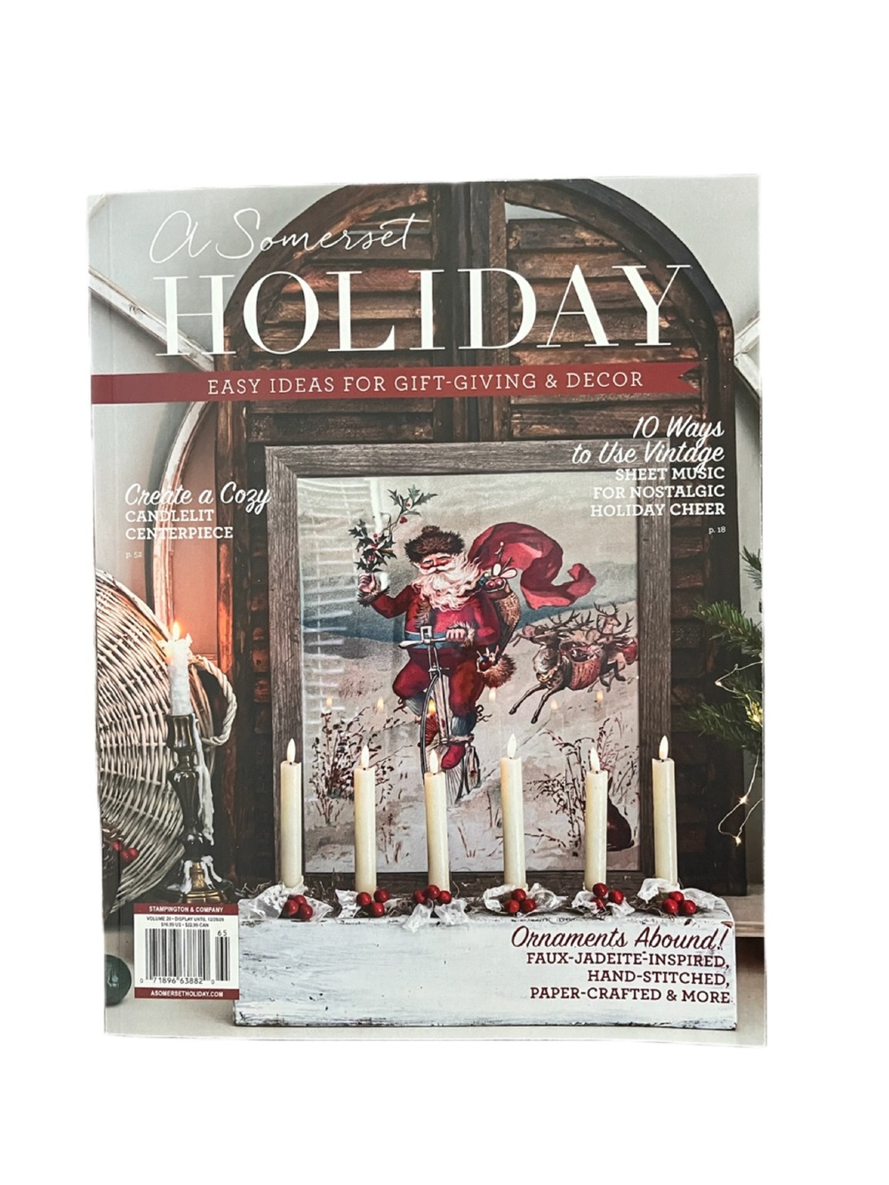 Stampington & Co Magazine.  A Somerset Holiday Special Edition! Volume #20 2026!